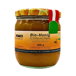 Honig mit Pollen und Propolis